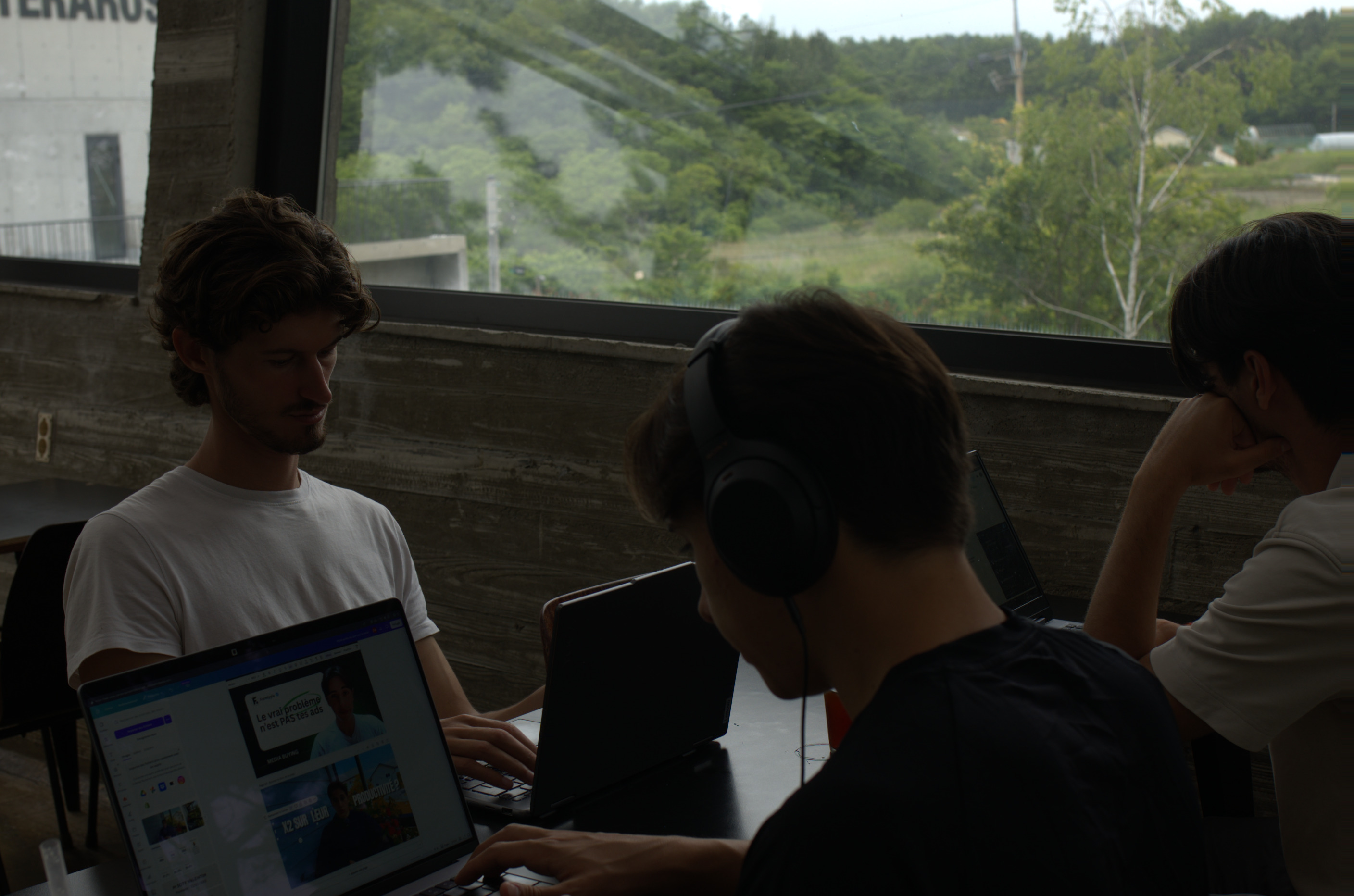 Arthur, Jocelin and Hugo, Formlyy co-founders - Building
